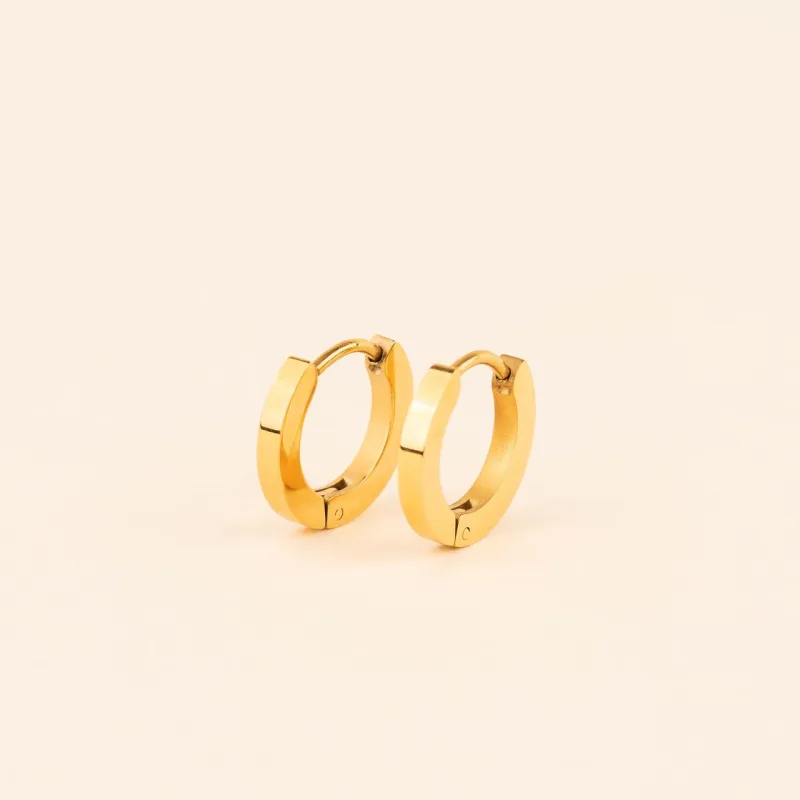 Smooth Huggie Hoop Earrings sold by Modcloth