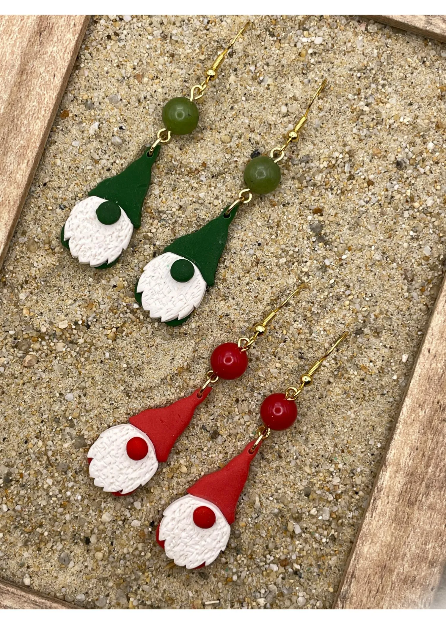 Holiday Gnome Earrings - Green sold by Modcloth product image thumbnail 4