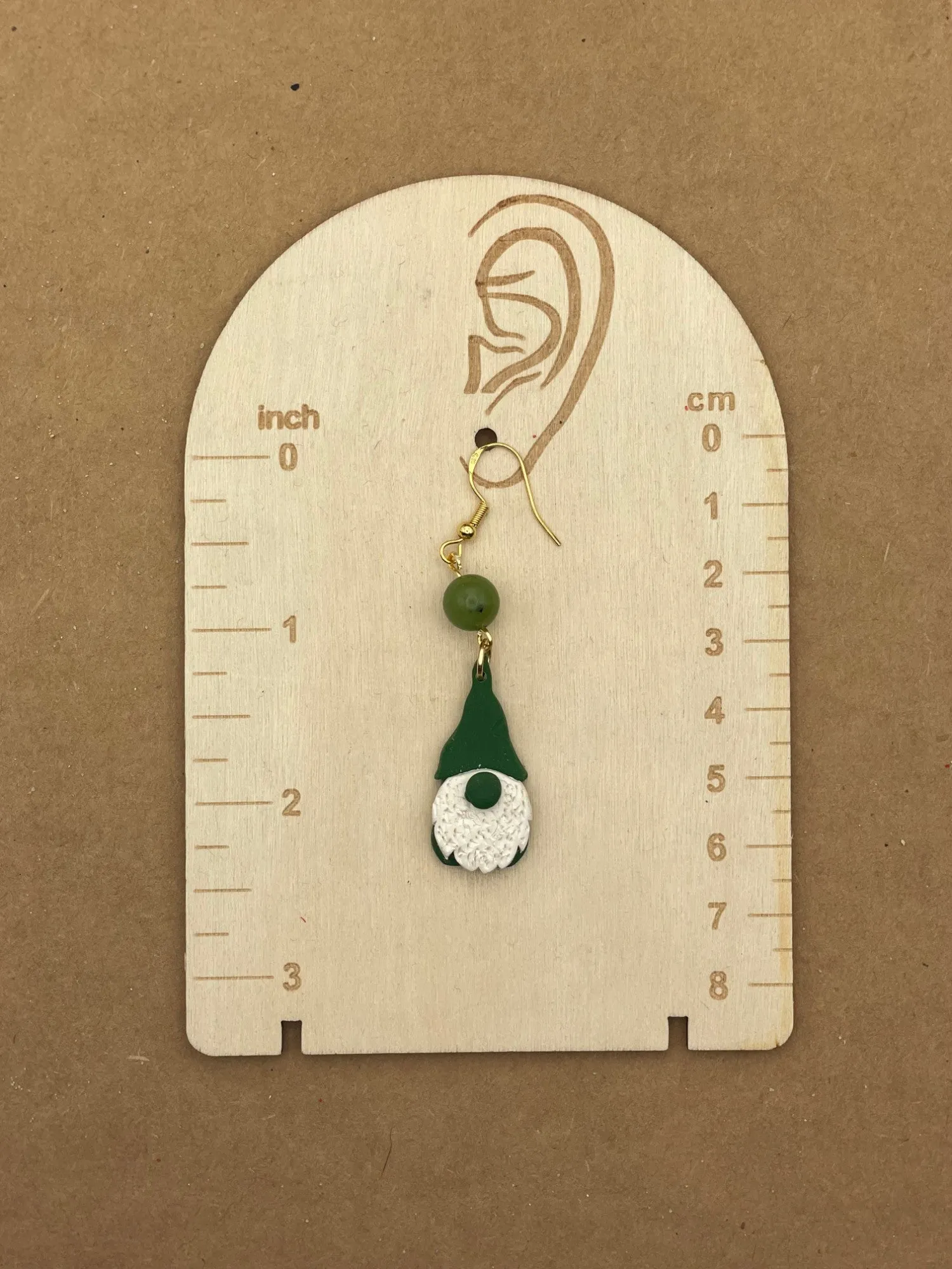 Holiday Gnome Earrings - Green sold by Modcloth product image thumbnail 2