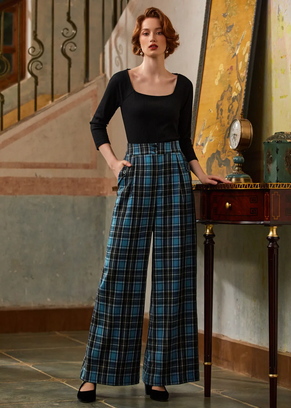 Lazy Afternoon Wide Leg Pants sold by Modcloth product image thumbnail 3