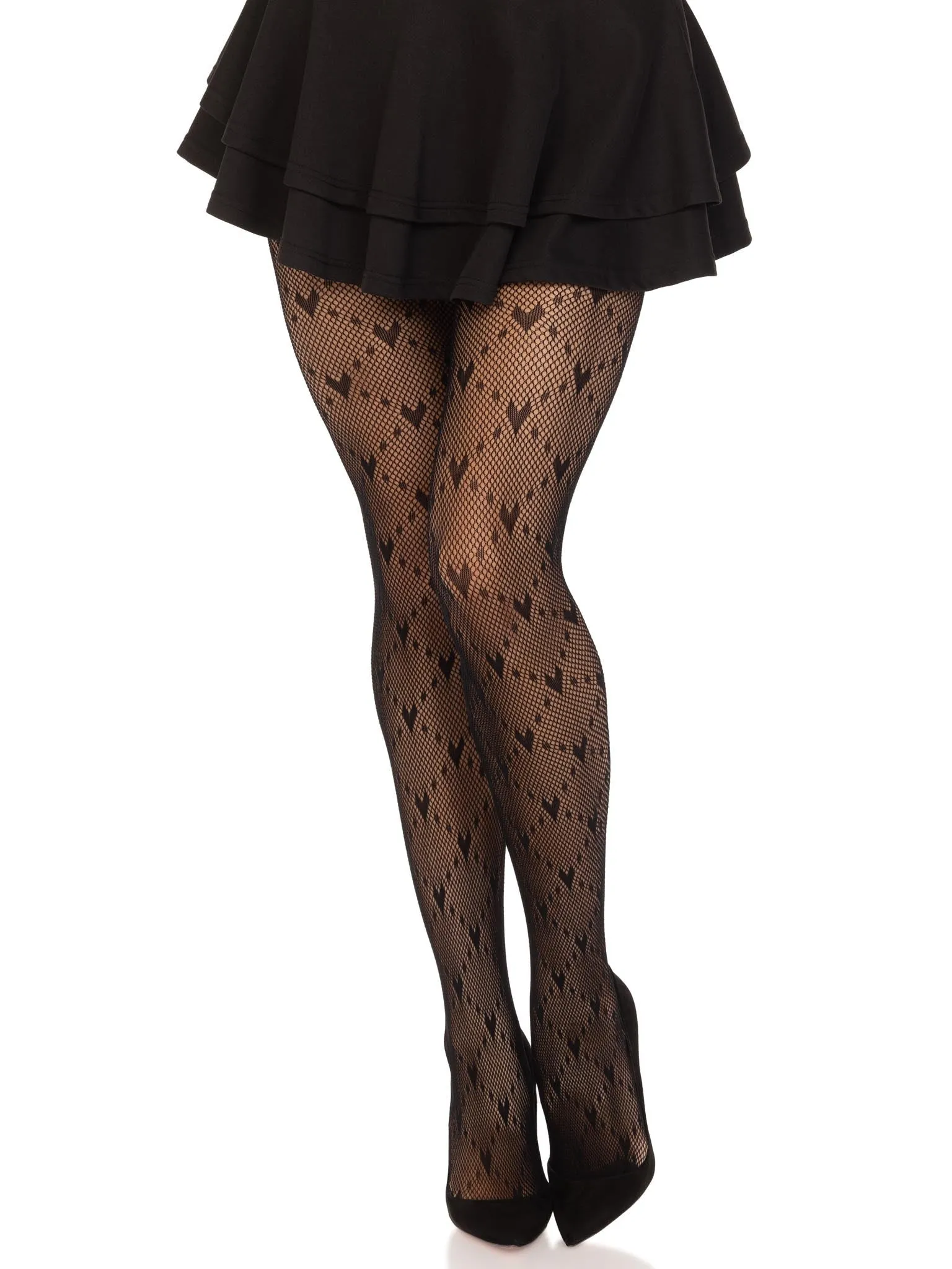 Valentina Heart Net Tights sold by Modcloth product image thumbnail 4