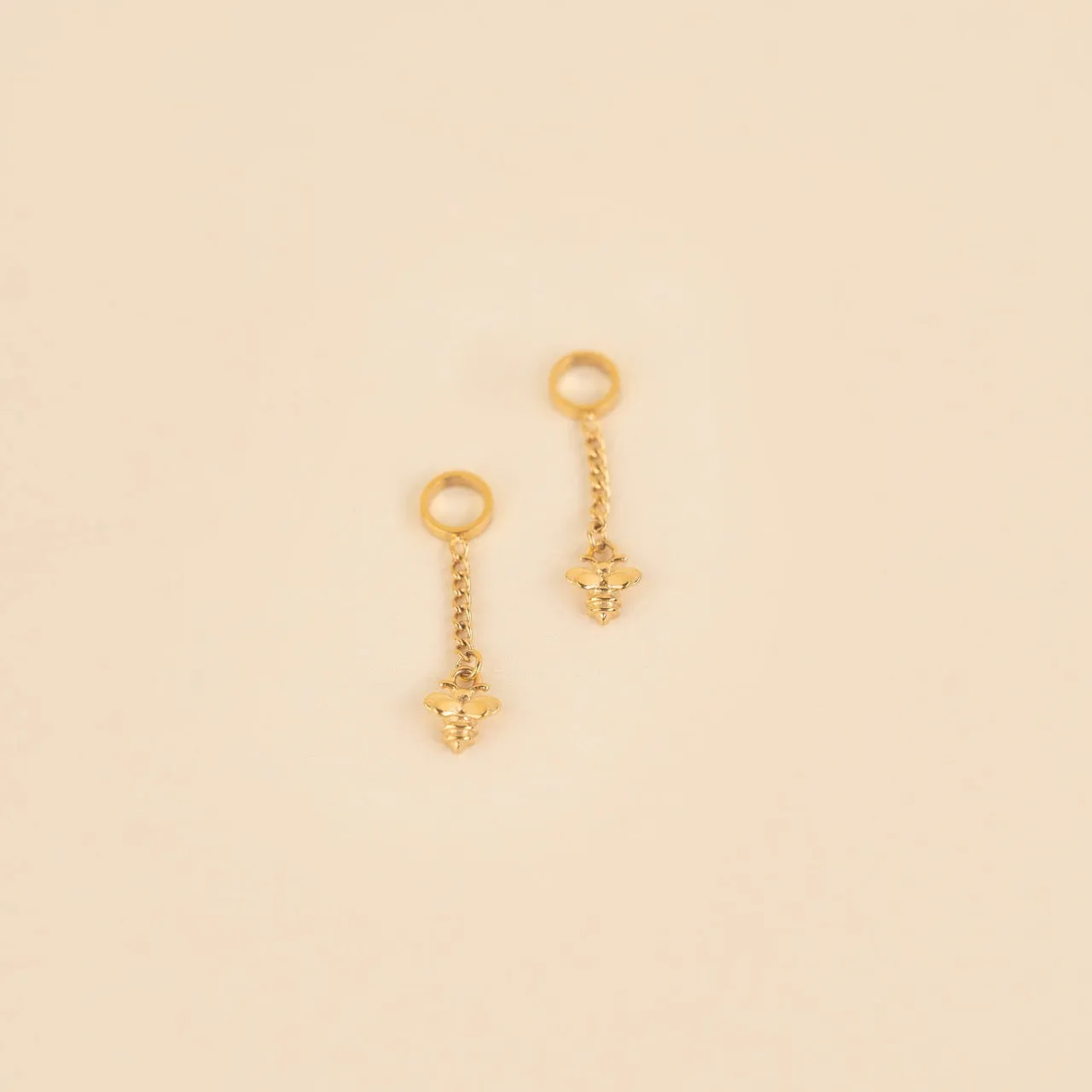 Mini Bumble Bee Huggie Hoop Charms sold by Modcloth product image thumbnail 3