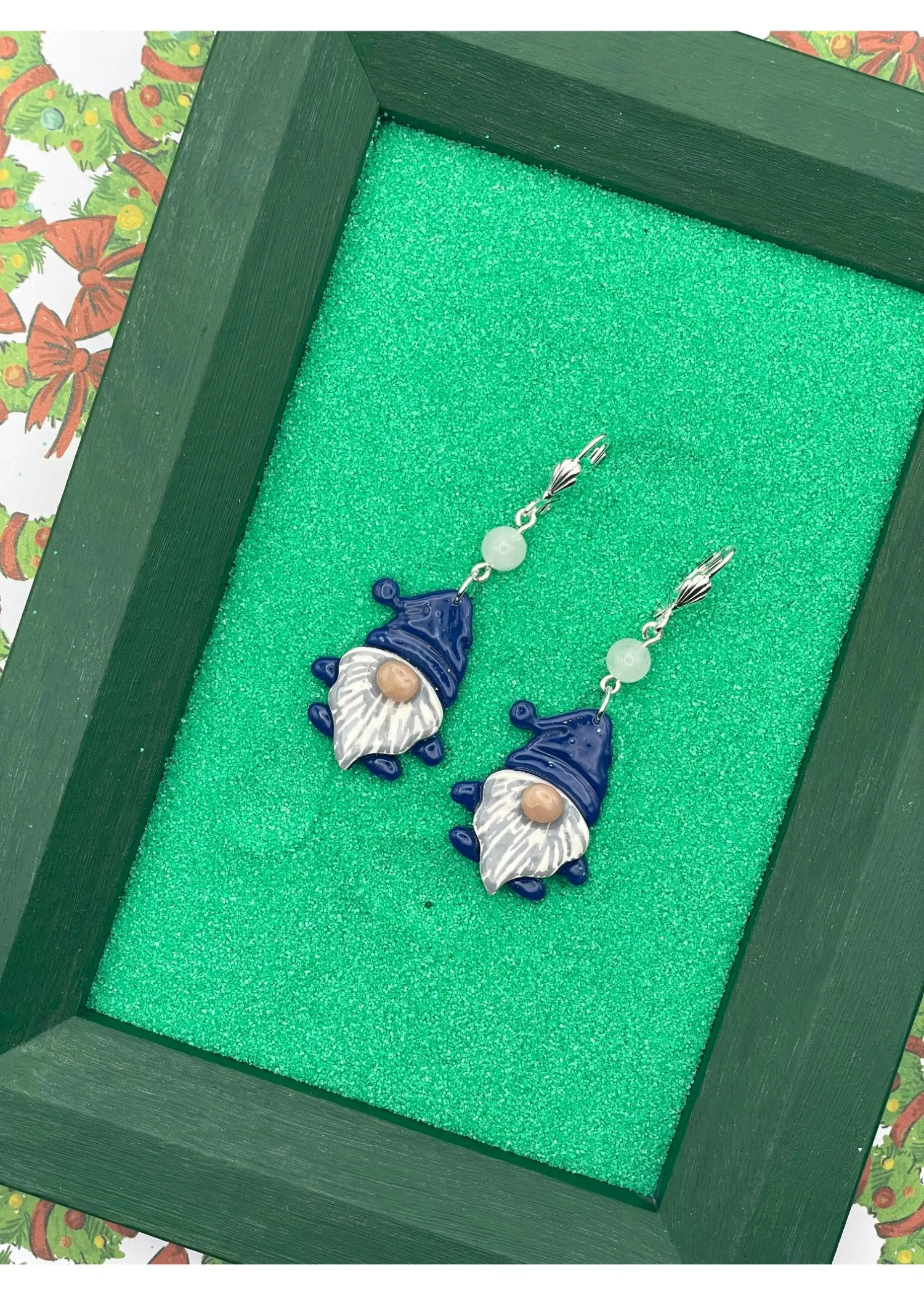 Cutie Blue Gnome Earrings sold by Modcloth product image thumbnail 3