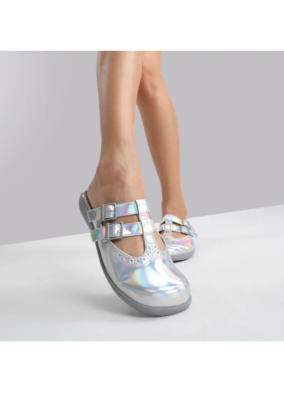 Chocolaticas® Chrome Crush Women's Clog sold by Modcloth