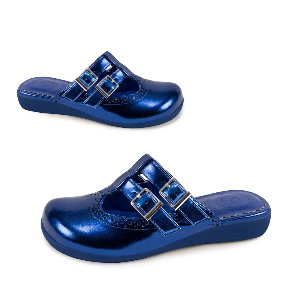 Chocolaticas® Chrome Crush Blue Women's Clog sold by Modcloth product image thumbnail 4