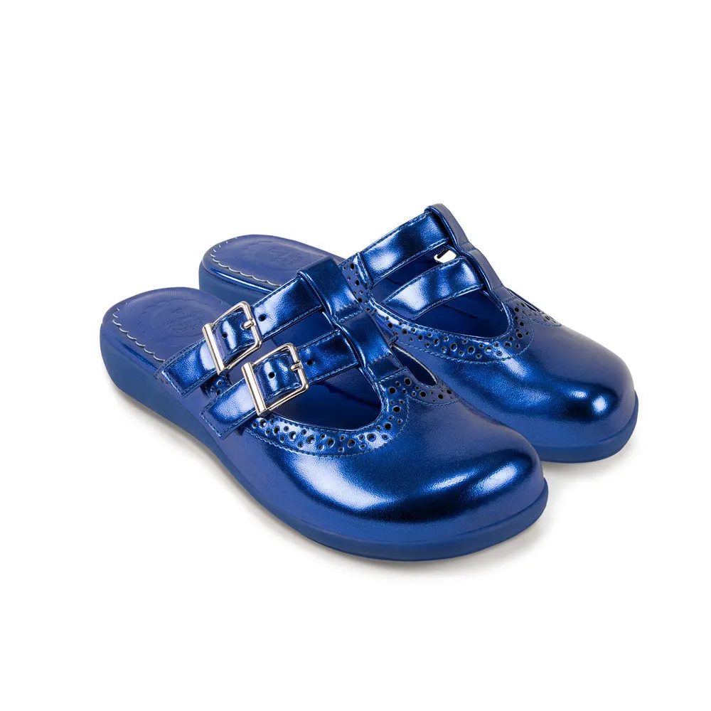 Chocolaticas® Chrome Crush Blue Women's Clog sold by Modcloth product image thumbnail 3