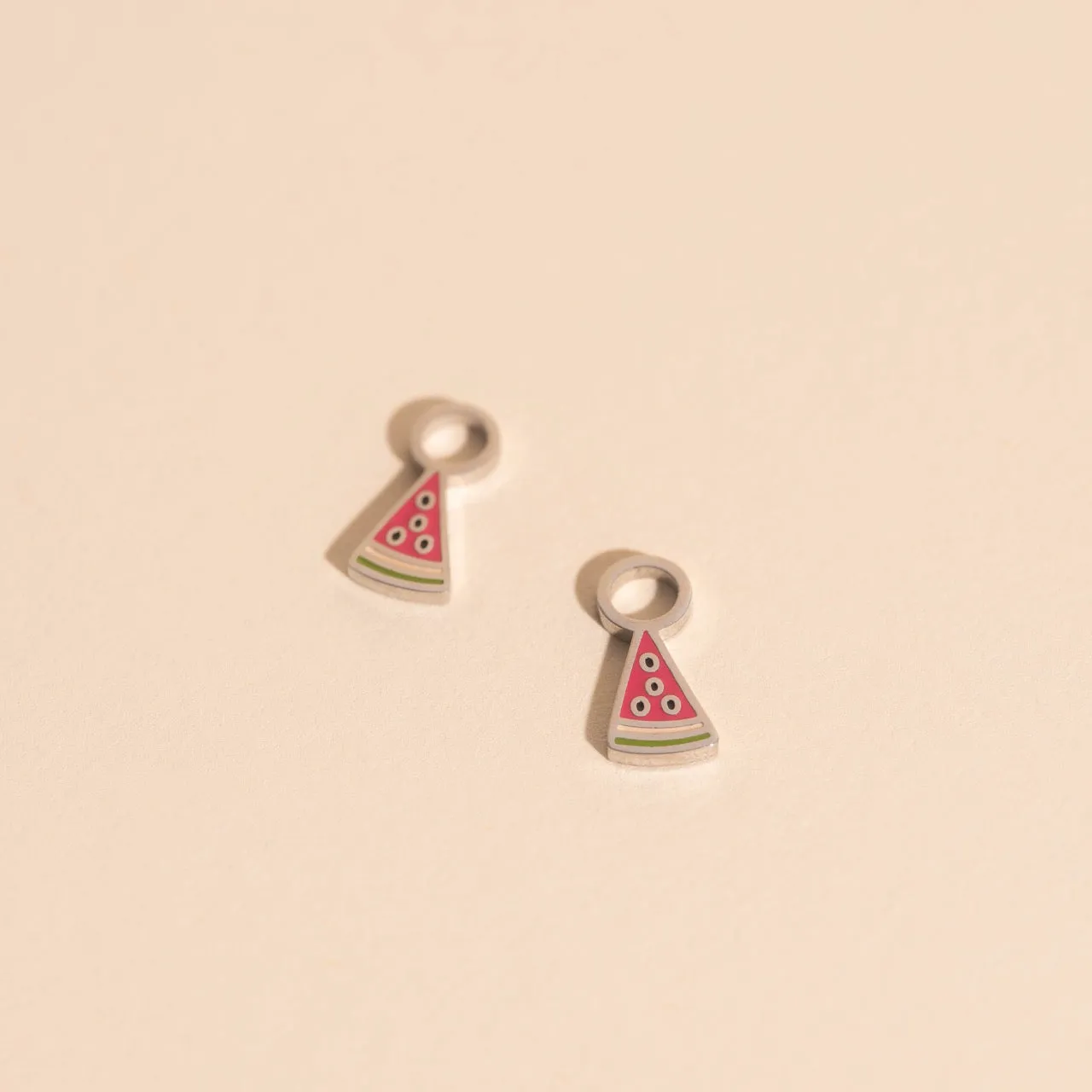 Mini Watermelon Huggie Hoop Charms sold by Modcloth product image thumbnail 2