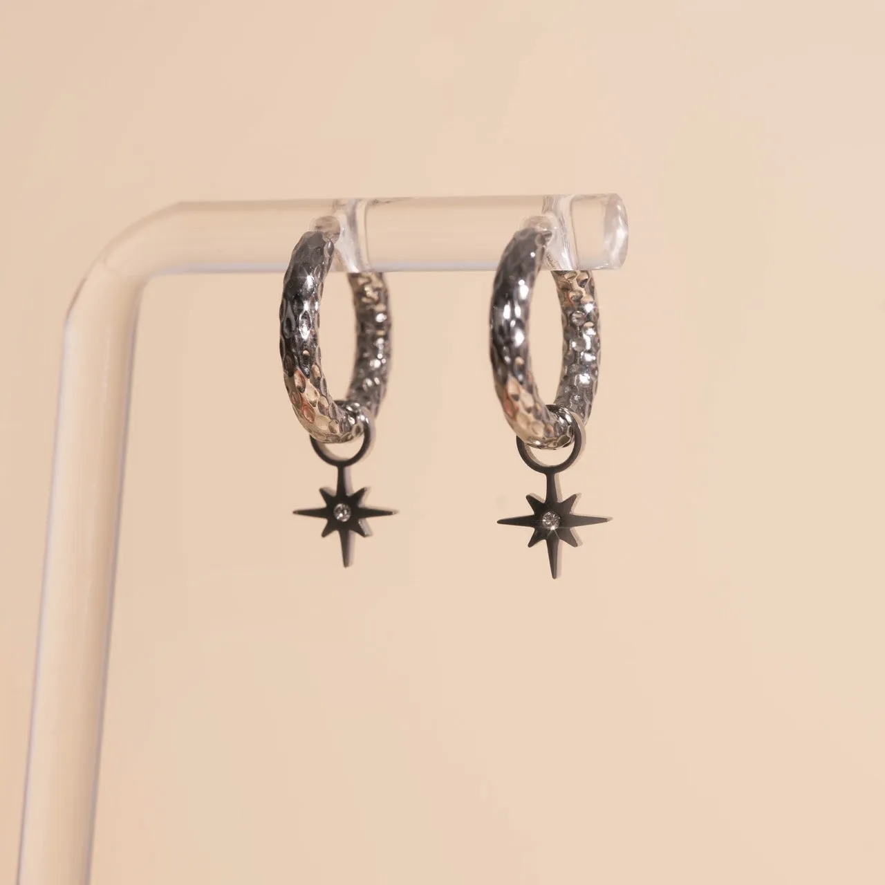 Mini Starburst Huggie Hoop Charms sold by Modcloth product image thumbnail 5