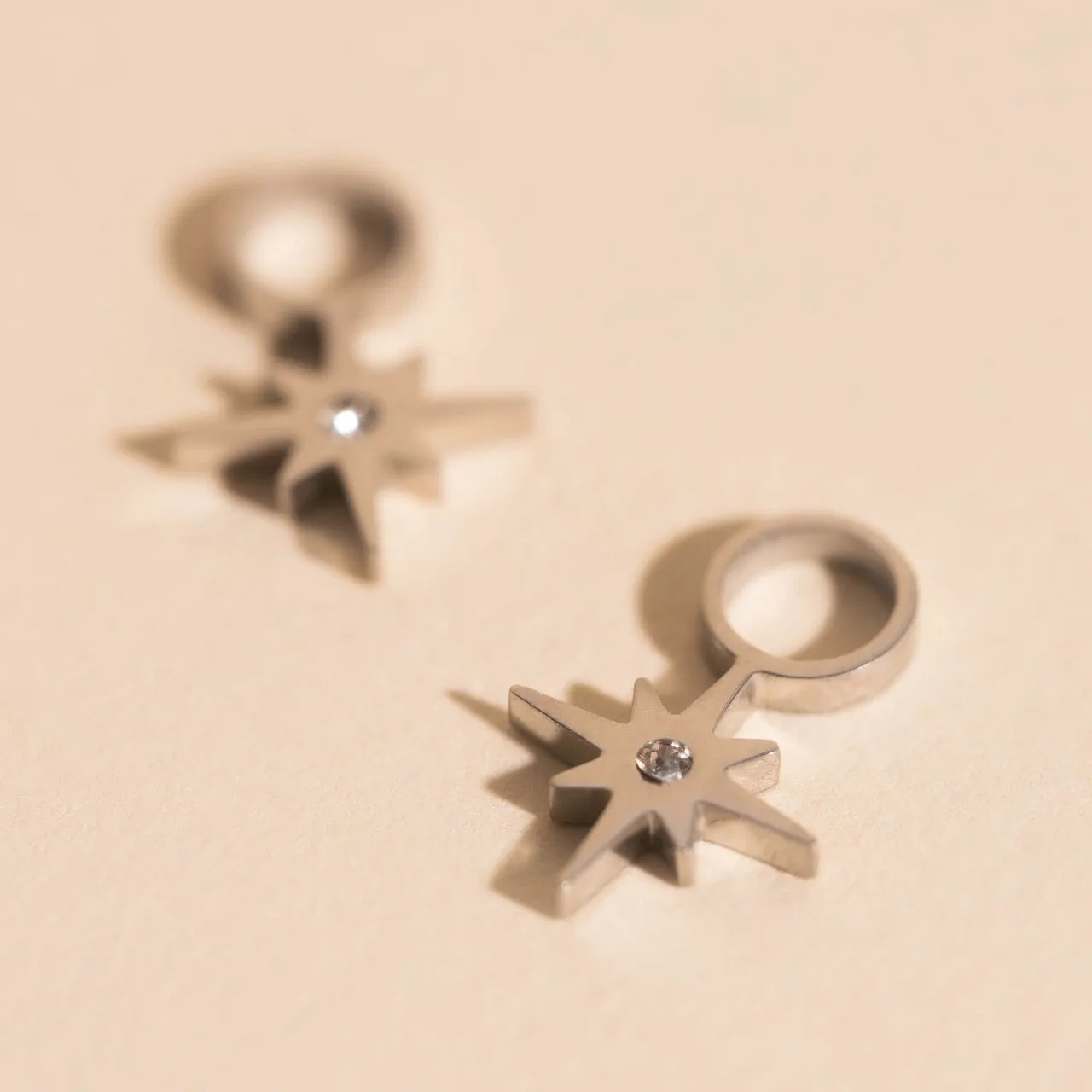 Mini Starburst Huggie Hoop Charms sold by Modcloth product image thumbnail 4