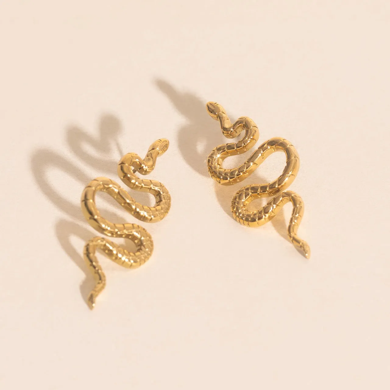 Jumbo Snake Stud Earrings sold by Modcloth product image thumbnail 3