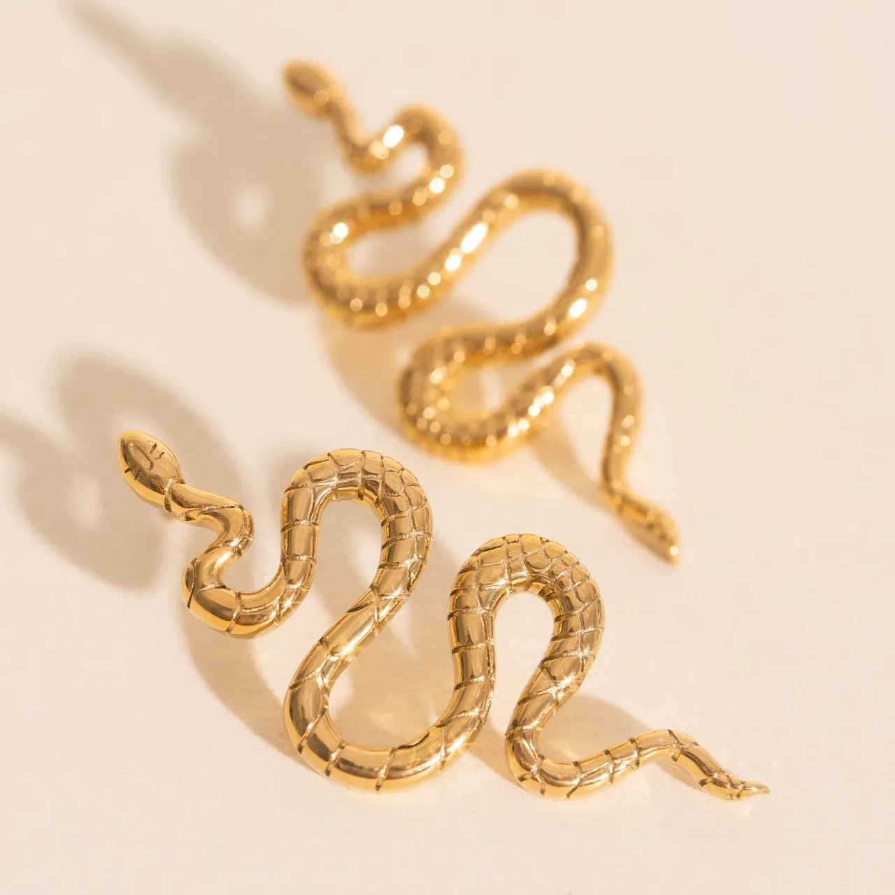 Jumbo Snake Stud Earrings sold by Modcloth product image thumbnail 2