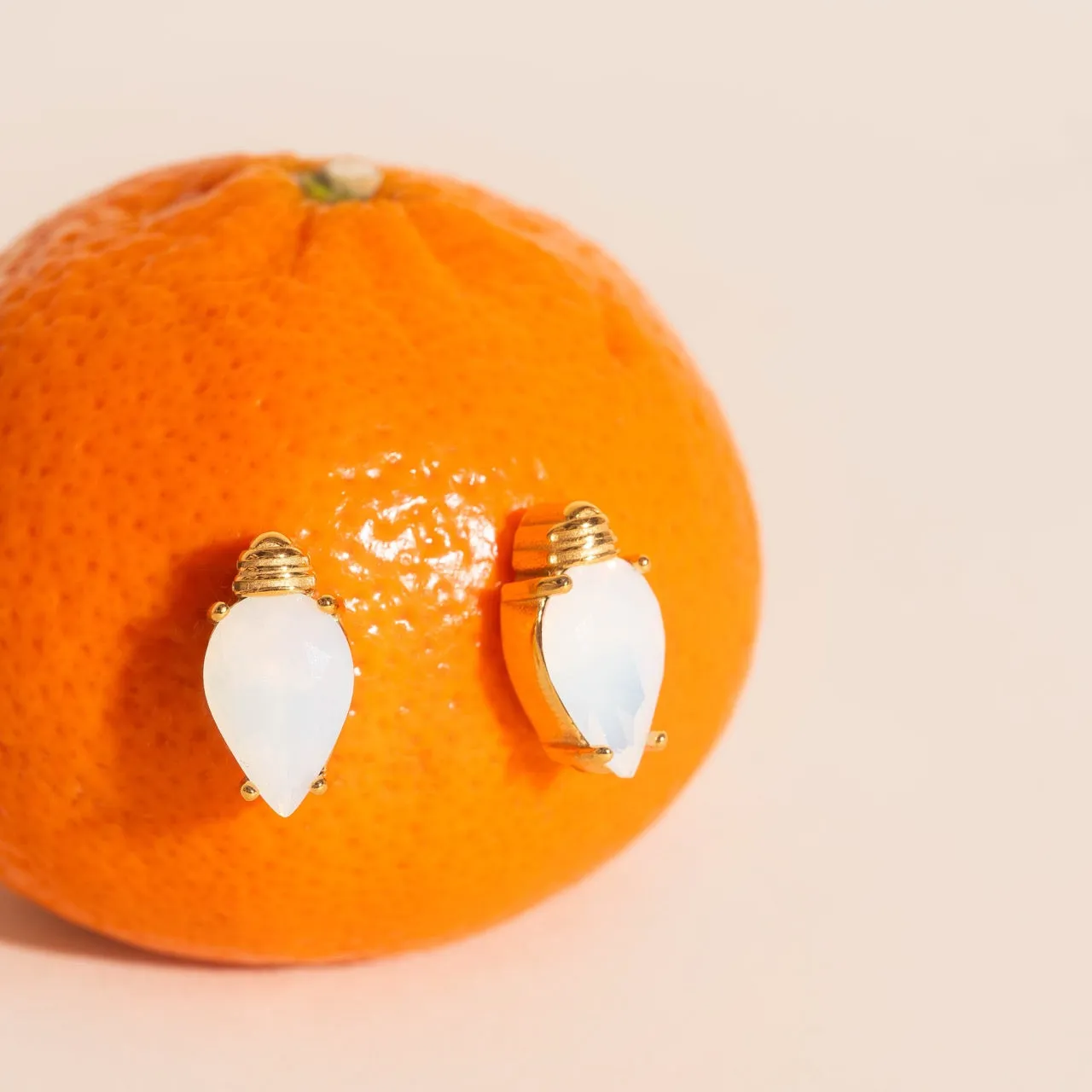 Crystal Bulb Stud Earrings sold by Modcloth product image thumbnail 4