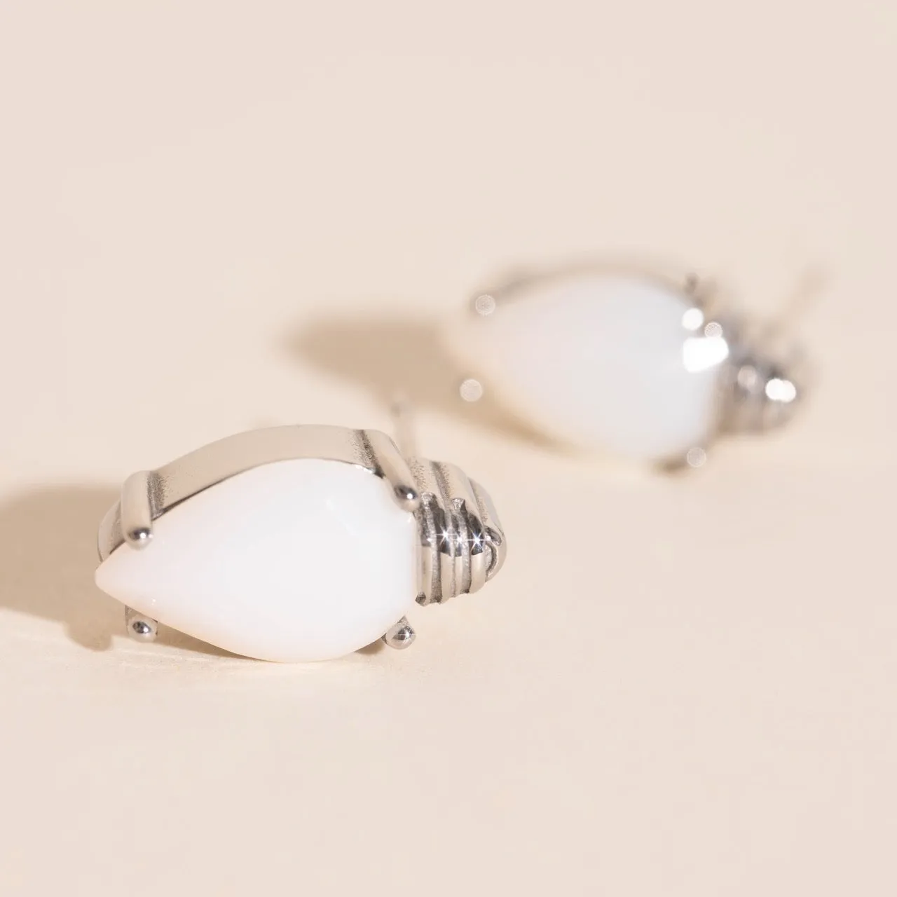 Crystal Bulb Stud Earrings sold by Modcloth product image thumbnail 5
