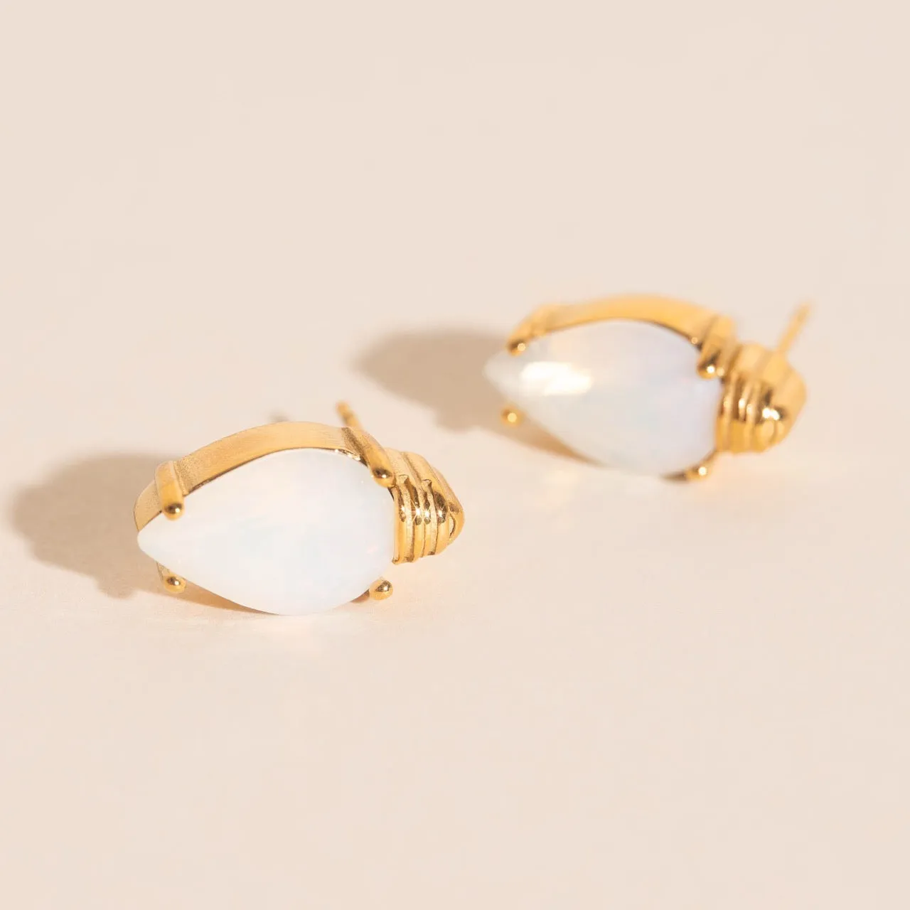 Crystal Bulb Stud Earrings sold by Modcloth product image thumbnail 2
