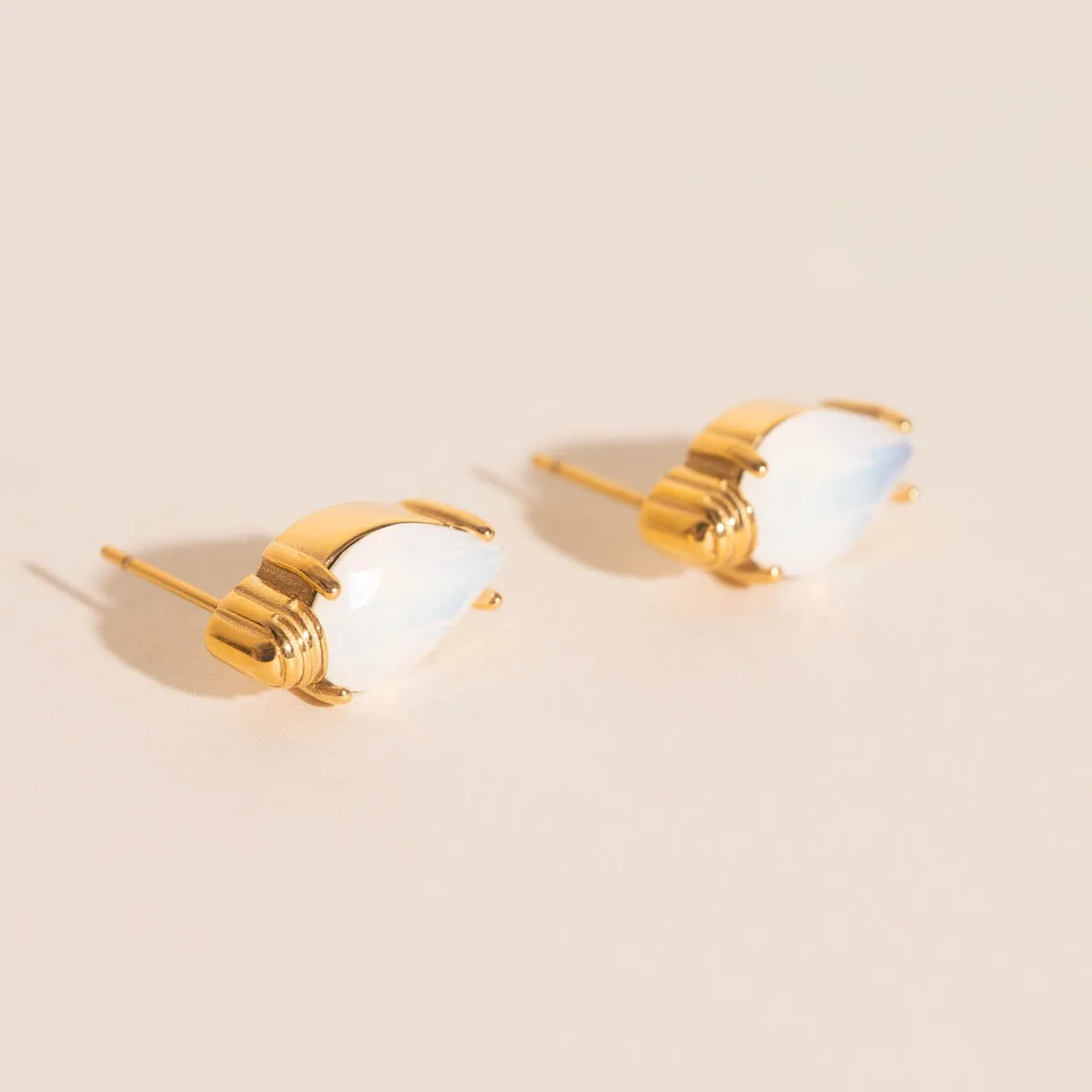 Crystal Bulb Stud Earrings sold by Modcloth product image thumbnail 3