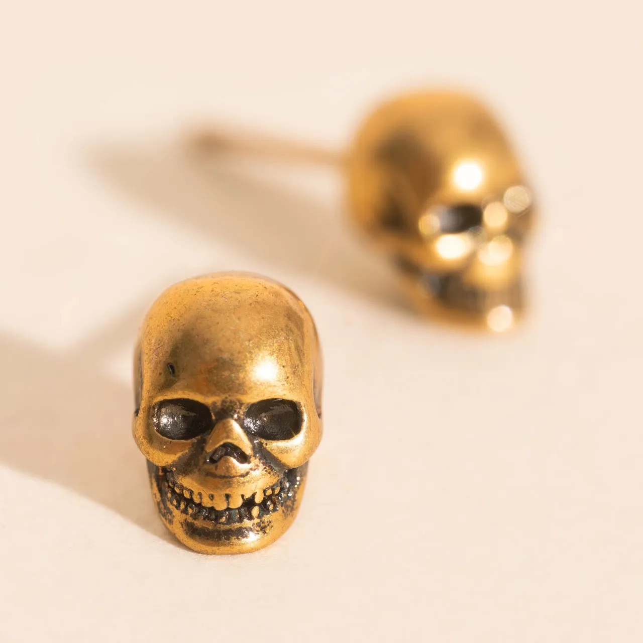 Skull Stud Earrings sold by Modcloth product image thumbnail 4