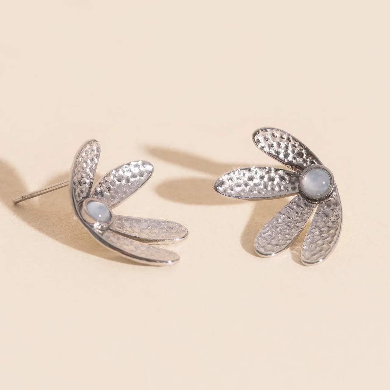 Mini Half Bloomed Stud Earrings sold by Modcloth product image thumbnail 4