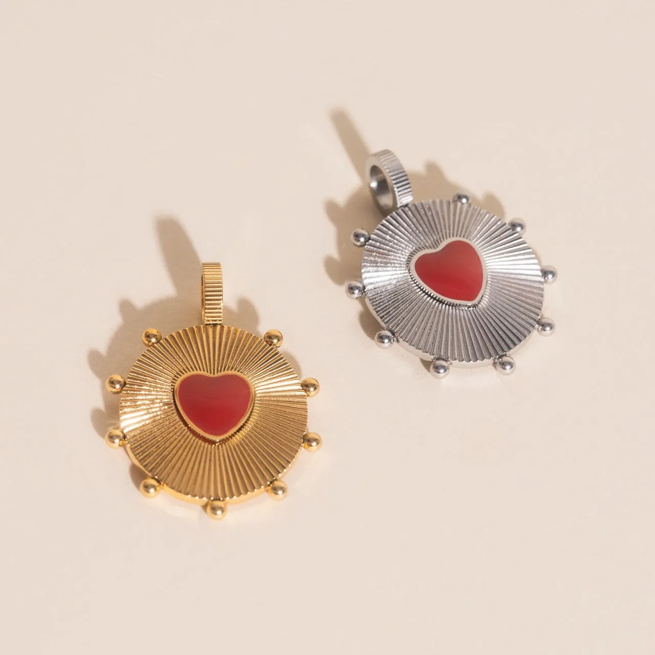 Heart Pendant Necklace Charm sold by Modcloth