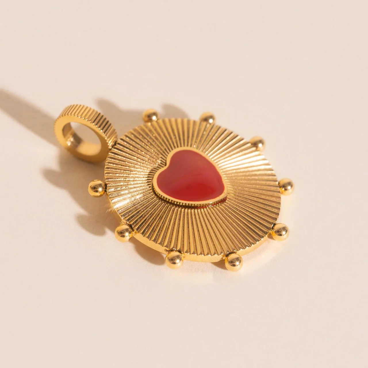 Heart Pendant Necklace Charm sold by Modcloth product image thumbnail 3