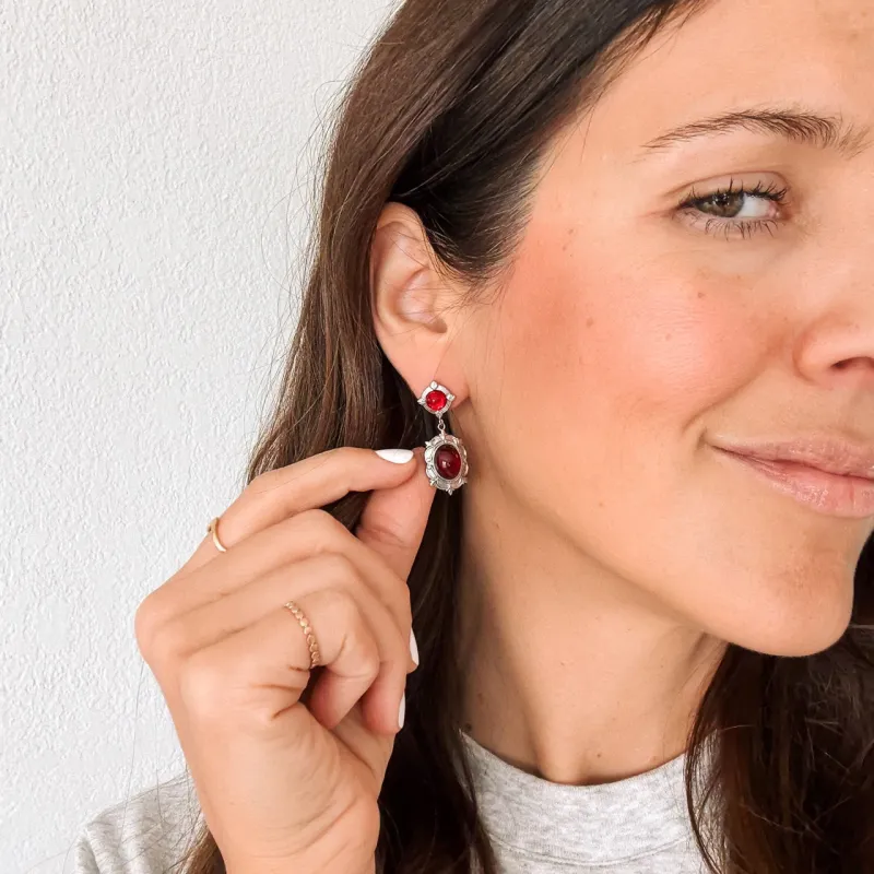 Regal Drop Stud Earrings sold by Modcloth