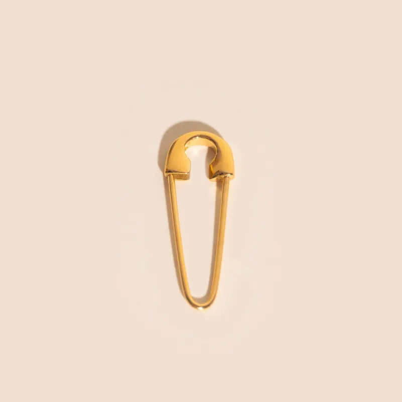 Safety Pin Necklace Charm Clasp (31mm) sold by Modcloth