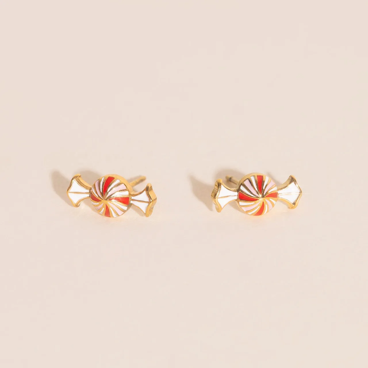 Peppermint Candy Stud Earrings sold by Modcloth product image thumbnail 2