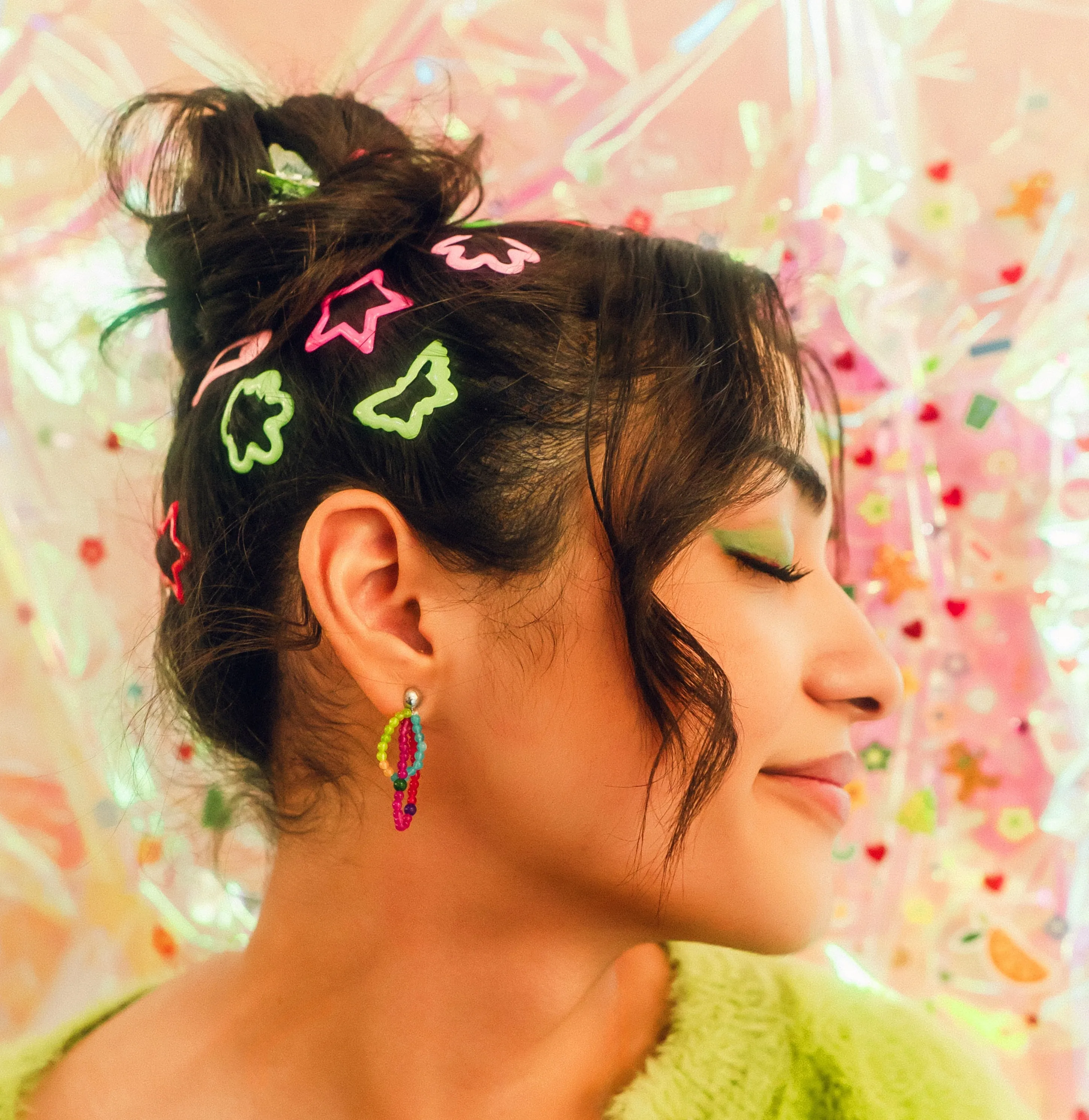 Tinsel Stud Earrings sold by Modcloth product image thumbnail 2