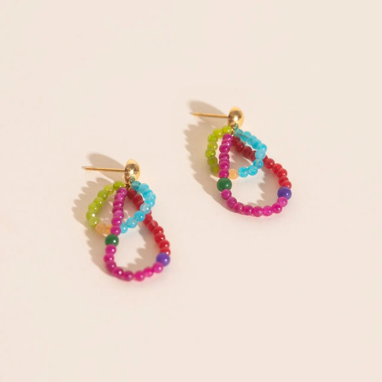 Tinsel Stud Earrings sold by Modcloth product image thumbnail 4