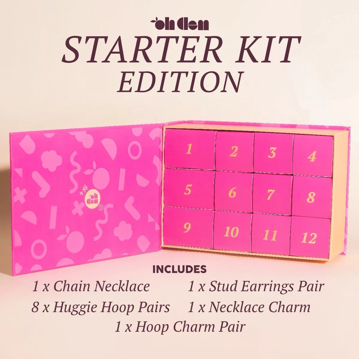 Oh Clem Starter Kit Jewelry Advent Calendar Box (12-piece) sold by Modcloth product image thumbnail 3