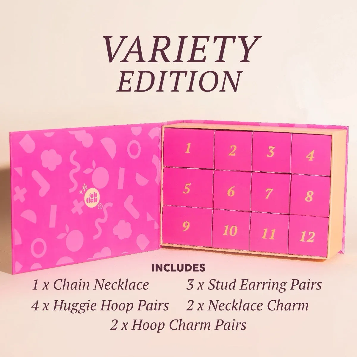 Variety Jewelry Advent Calendar Box (12-piece) sold by Modcloth product image thumbnail 3