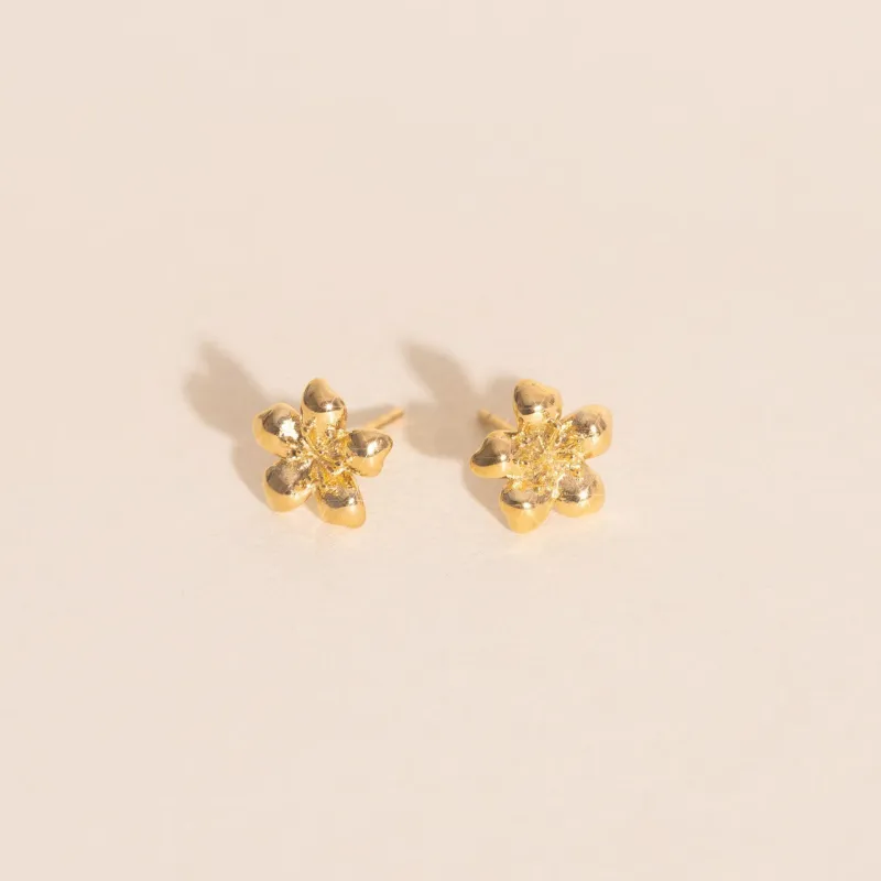 Mini Hibiscus Stud Earrings sold by Modcloth