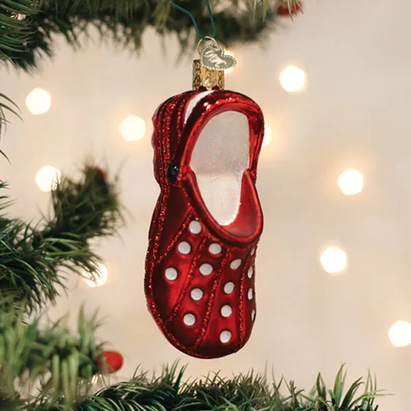 Rubber Clog Ornament sold by Modcloth