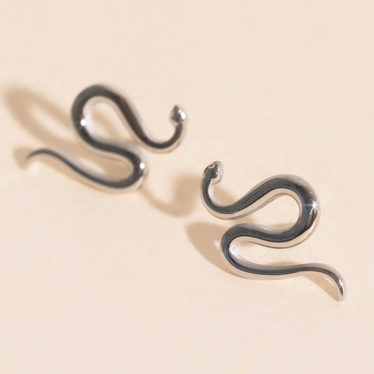 Snake Stud Earrings sold by Modcloth product image thumbnail 5