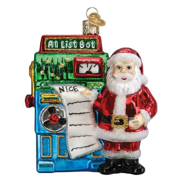 Santa's AI Bot Ornament sold by Modcloth product image thumbnail 2