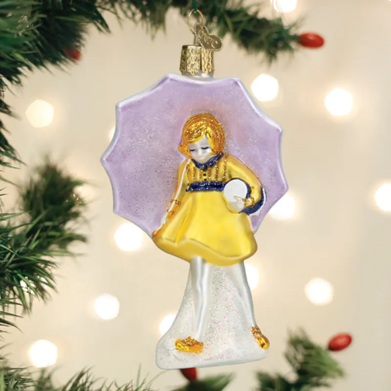 Morton Umbrella Girl Ornament sold by Modcloth