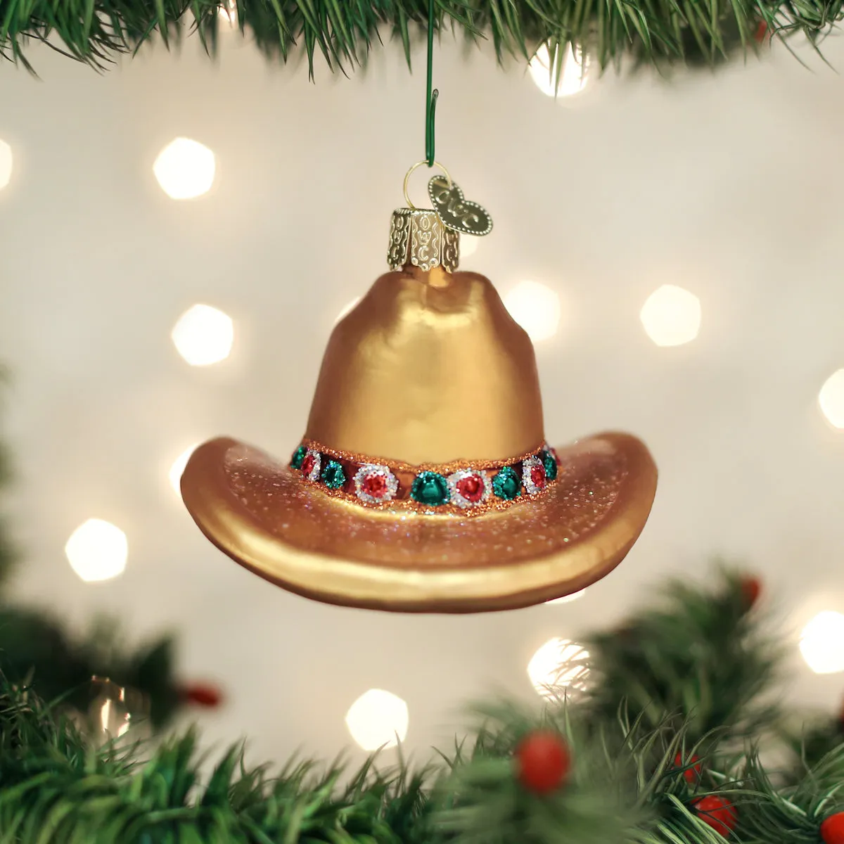 Cowboy Hat Ornament sold by Modcloth