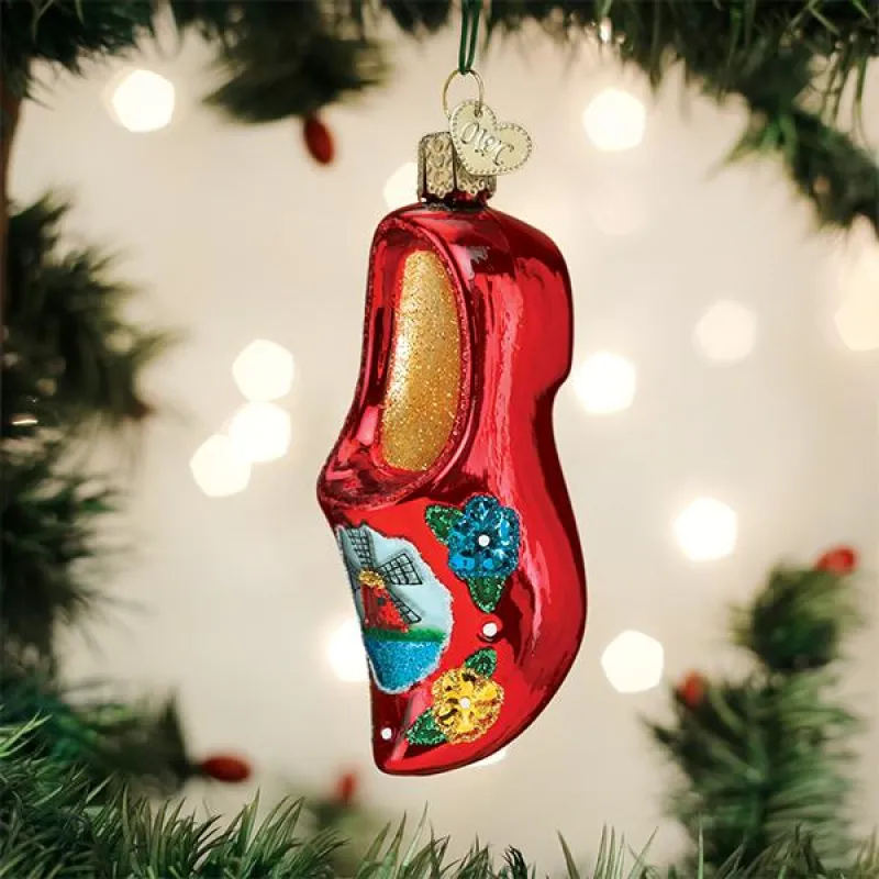 Wooden Clog Ornament sold by Modcloth
