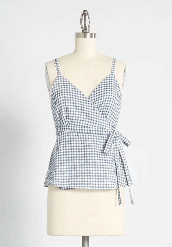 Wrap to It! Cotton Tank Top sold by Modcloth