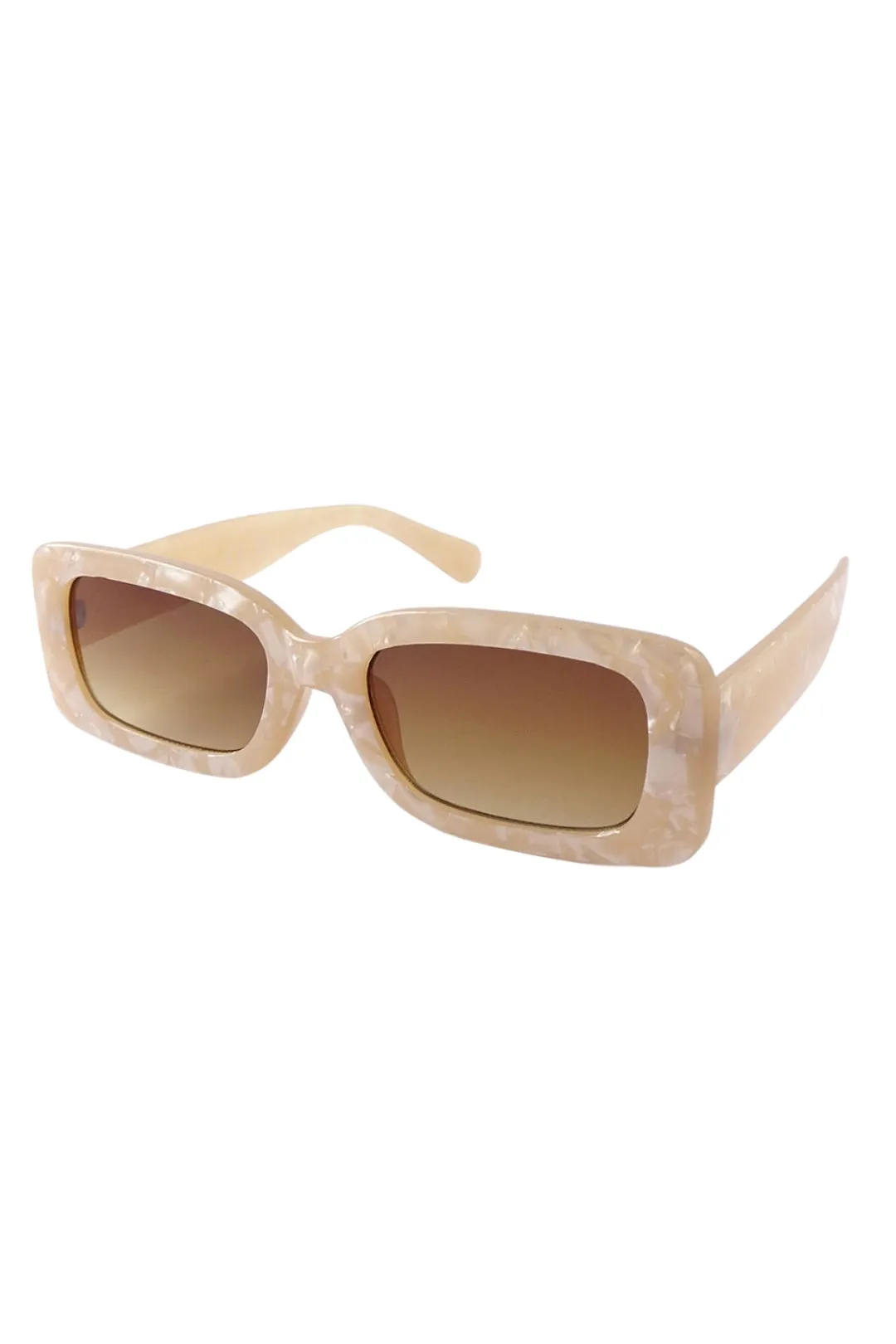 NATASHA Marble Beige Sunglasses sold by Modcloth product image thumbnail 2