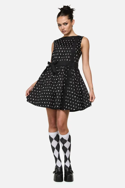 Cranium Goth Mini Dress sold by Modcloth