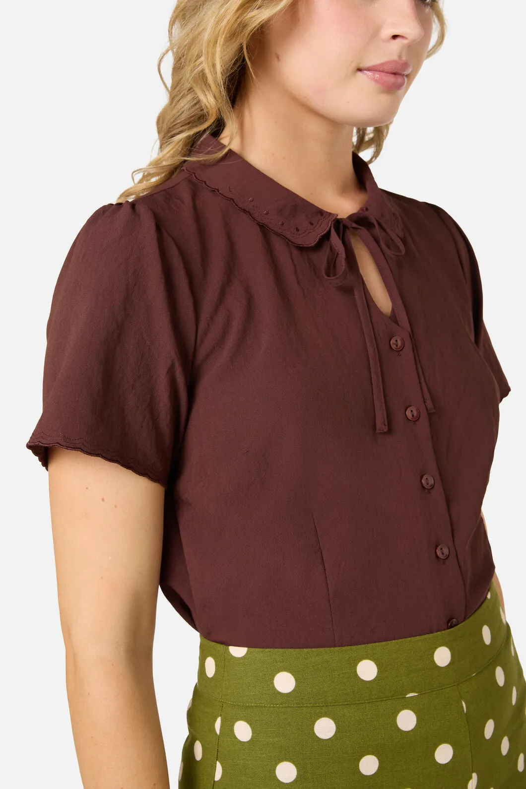 Josie Short Sleeve Blouse sold by Modcloth product image thumbnail 2