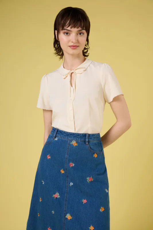 Josie Short Sleeve Blouse sold by Modcloth