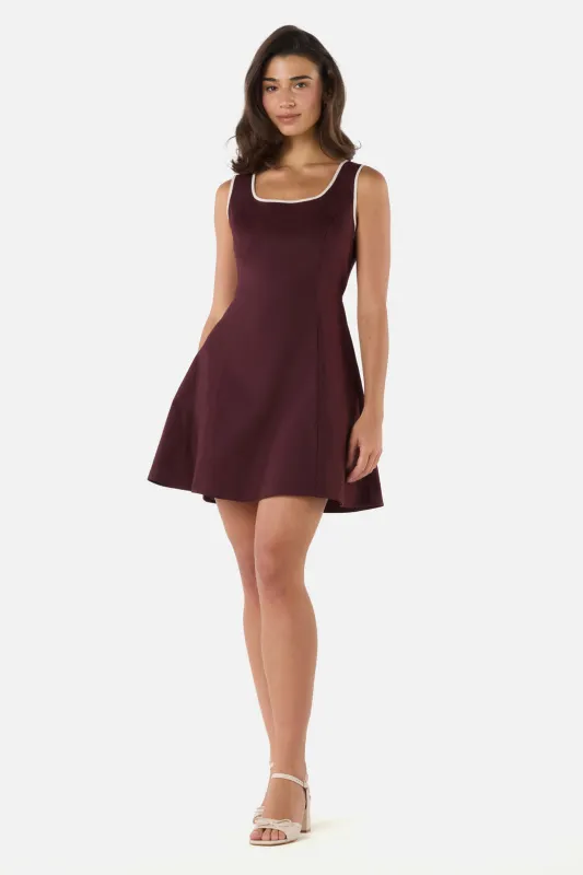 Bailey Contrast Mini Dress sold by Modcloth