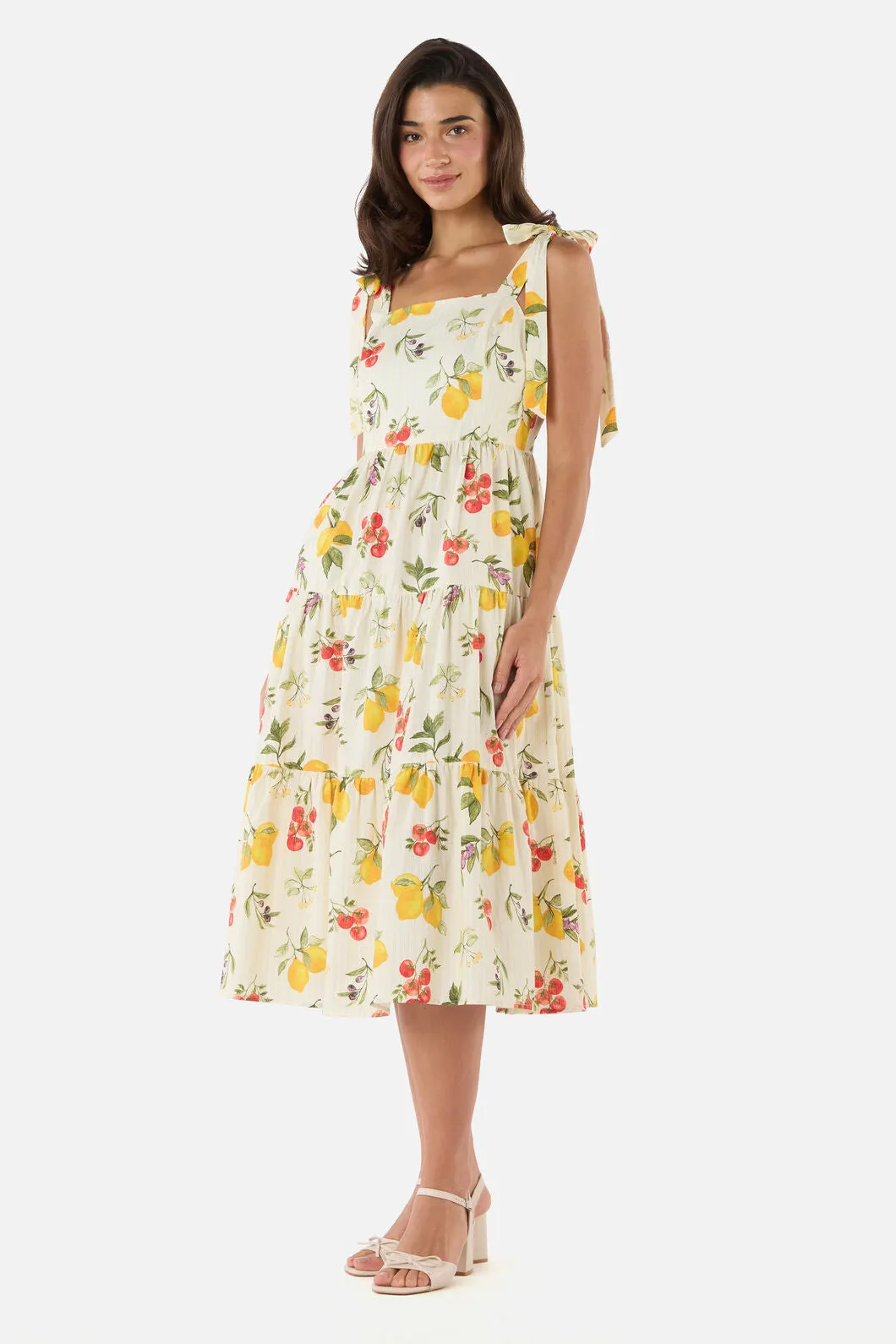 Carla Picnic Tiered Midi Dress sold by Modcloth product image thumbnail 4