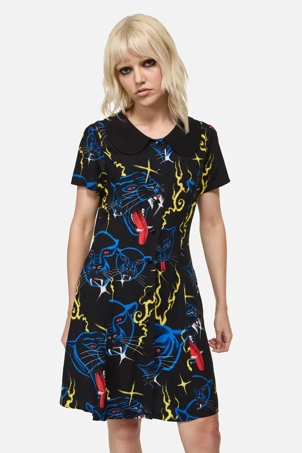 Panther Punk Mini Dress sold by Modcloth product image thumbnail 5