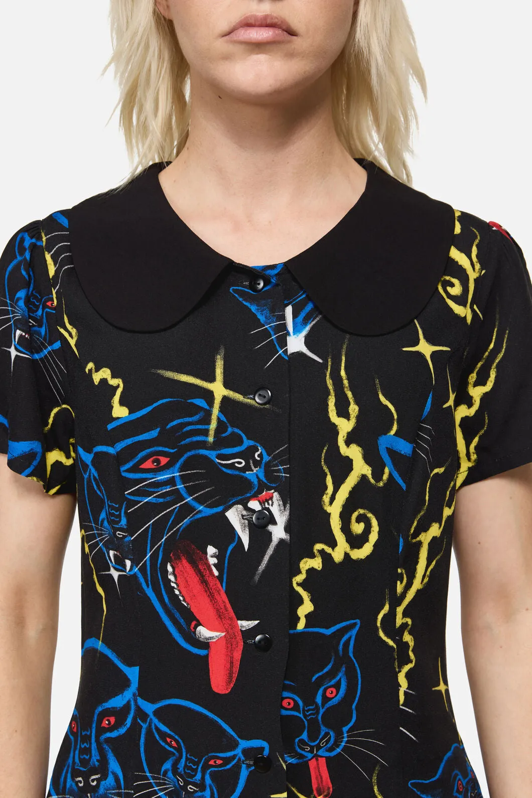 Panther Punk Mini Dress sold by Modcloth product image thumbnail 2
