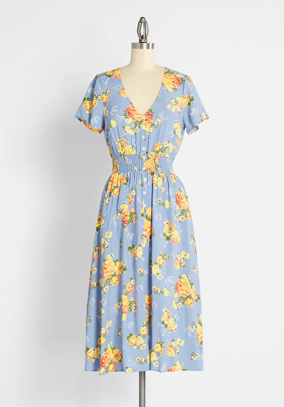 Inspired Anytime Midi Dress sold by Modcloth product image thumbnail 2