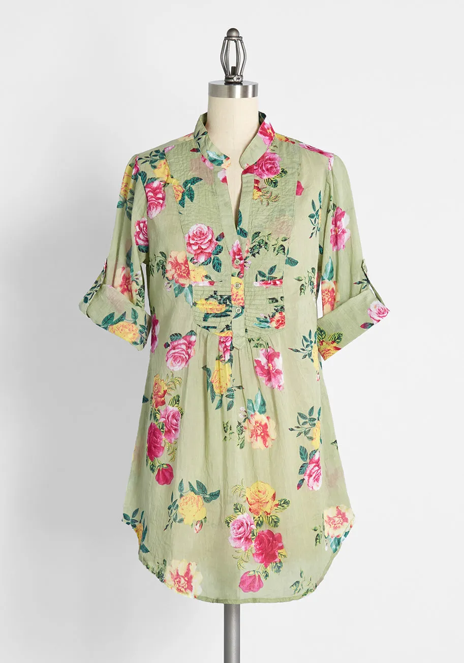 Back Road Ramble Cotton Tunic sold by Modcloth