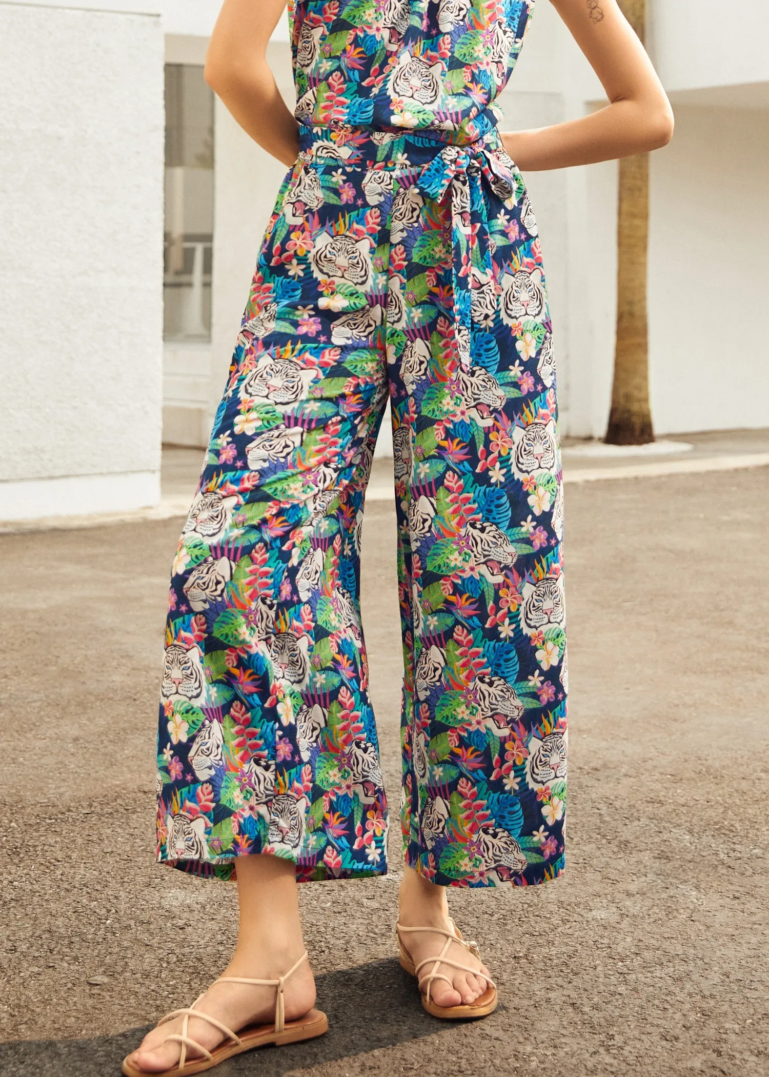 Just Add a Boarding Pass Wide Leg Pants sold by Modcloth