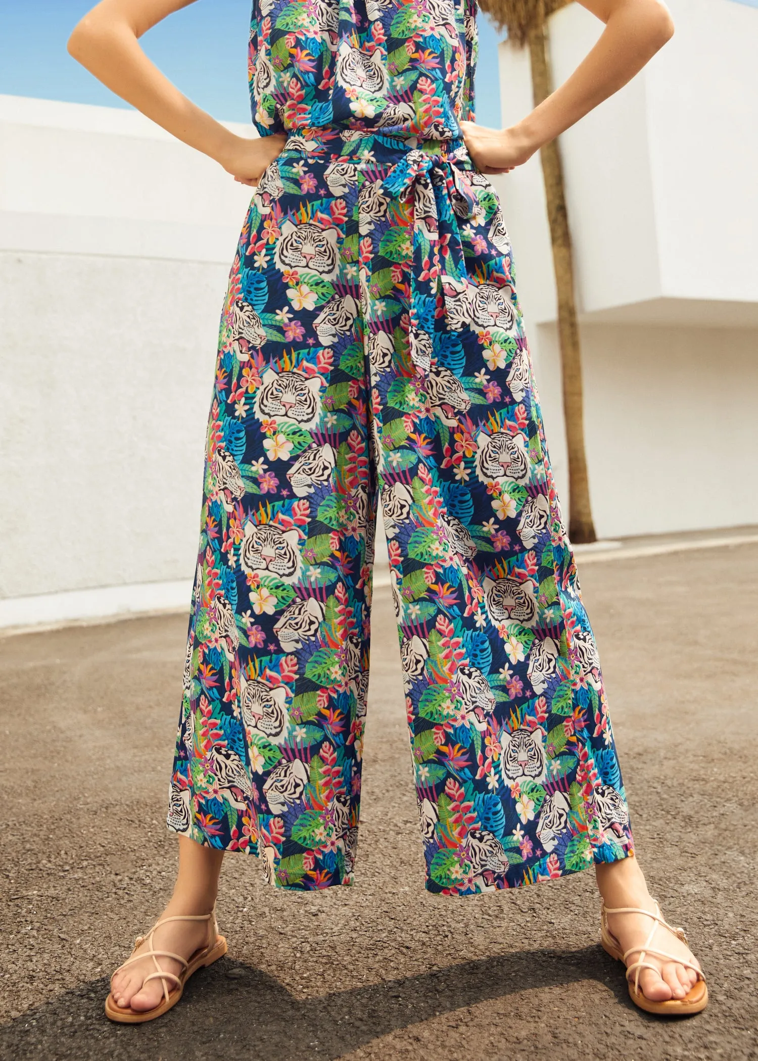 Just Add a Boarding Pass Wide Leg Pants sold by Modcloth product image thumbnail 5